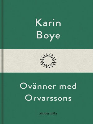 cover image of Ovänner med Orvarssons